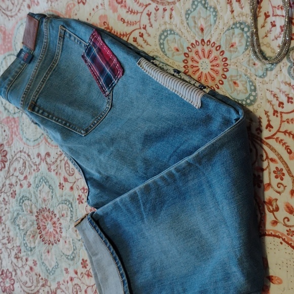 Johnny Was Amelia Patched Jean Size 31 - Picture 4 of 8